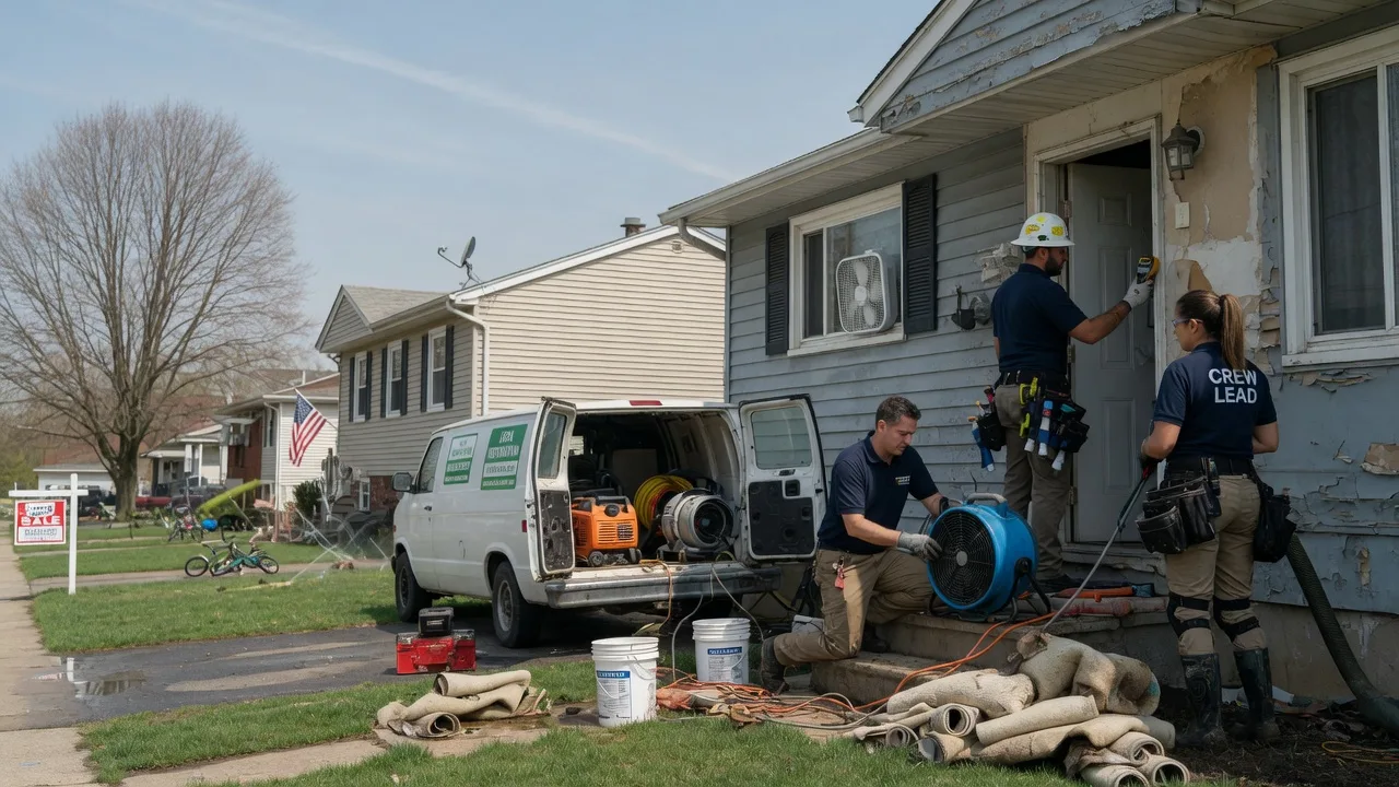 Flood Cleanup in Finleyville, PA near me