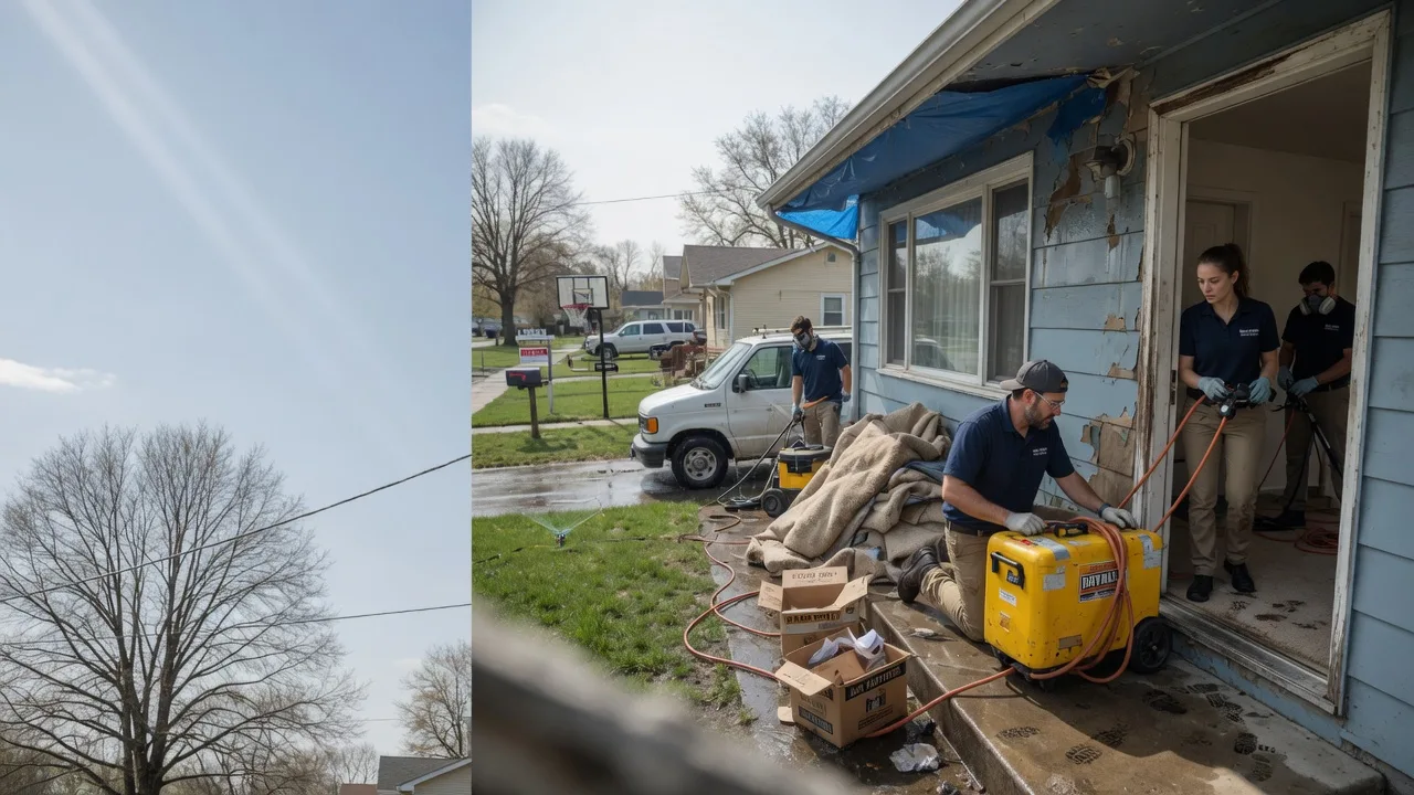 Basement Flood Cleanup in Finleyville, PA near me